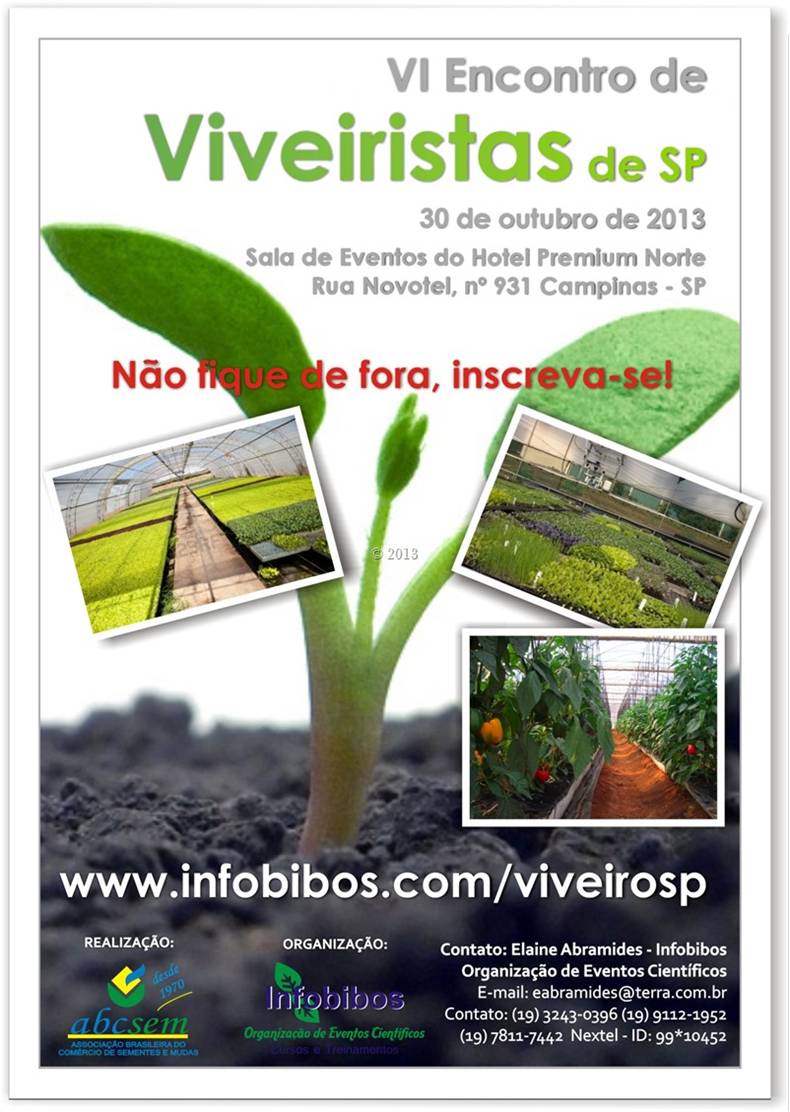 Flyer Encontro Viveiristas - SP - ABCSEM