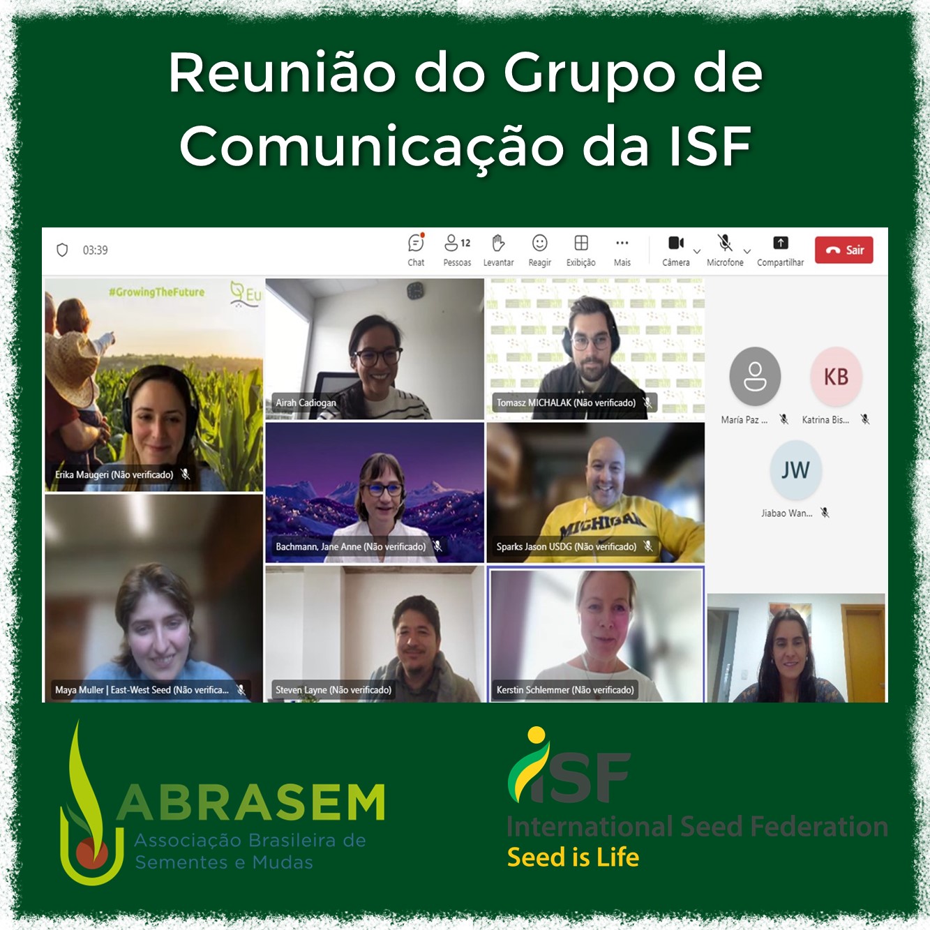 Reunião do Grupo de Comunicação da ISF